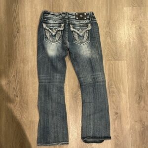 Vintage Miss Me jeans. Petite! Embroidered and embellished.